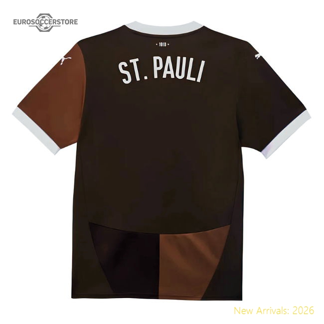 2024-2025 St Pauli Home Shirt-Football Shirts Shop