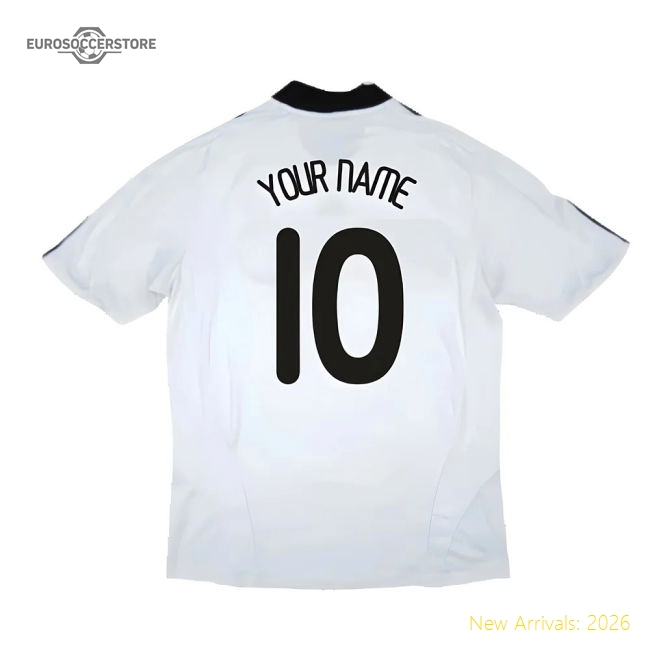 Germany 2008-09 Home Shirt ((Good) S) (Your Name)-Football Shirts Shop