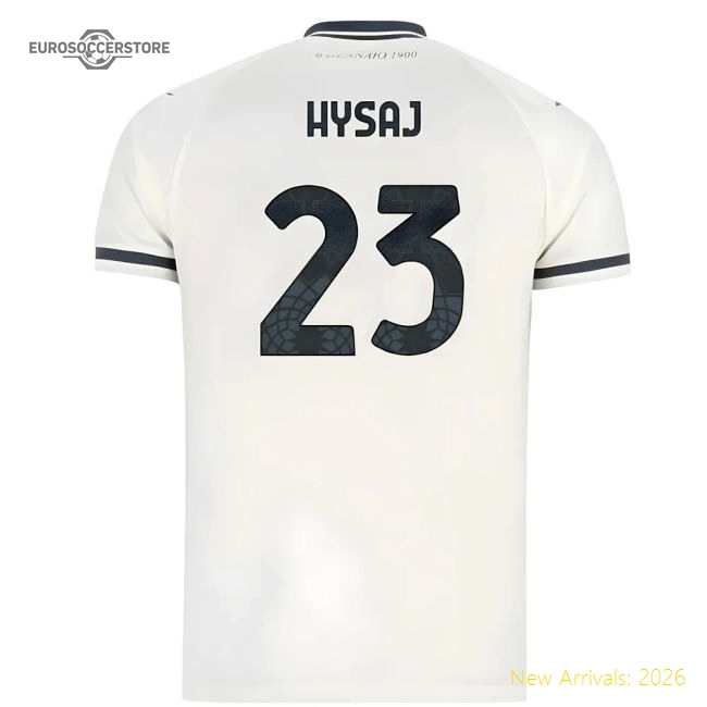 2025-2026 Lazio Away Shirt - Kids (Hysaj 23)-Football Shirts Shop
