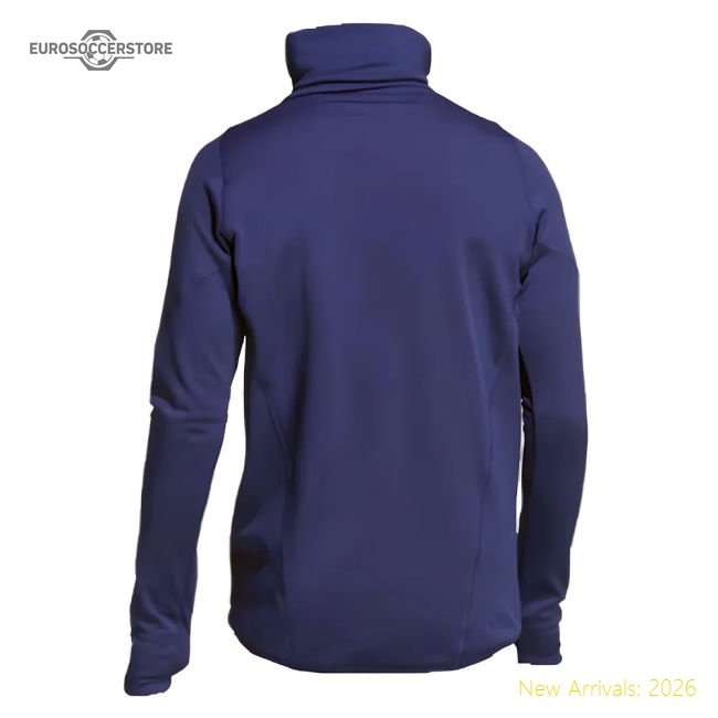 2023-2024 Italy Pro Tiro Warm Top (Dark Blue)-Football Shirts Shop