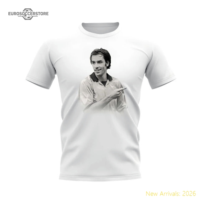 Robert Pires Arsenal Legend T-Shirt (White)-Football Shirts Shop