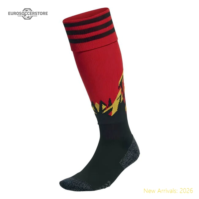 2022-2023 Belgium Home Socks (Red)-Football Shirts Shop