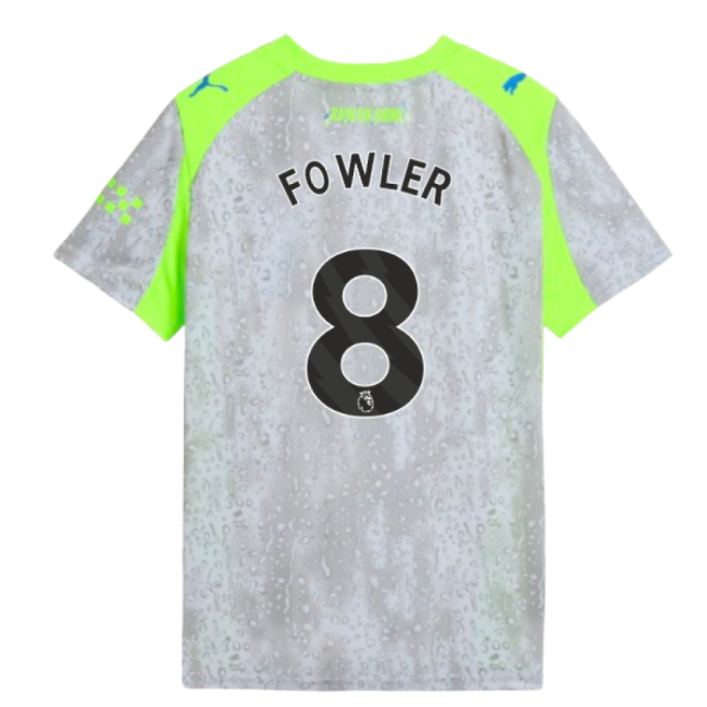 2025-2026 Man City Third Shirt (Kids) (Fowler 8)-Football Shirts Shop