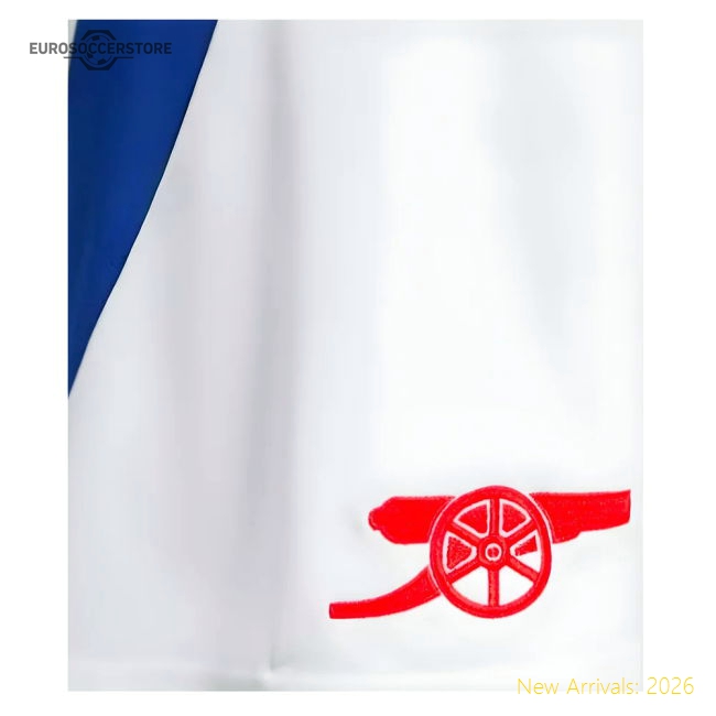 2024-2025 Arsenal Home Shorts (White)-Football Shirts Shop