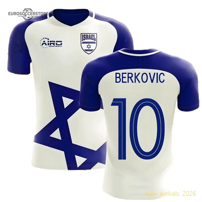 2025-2026 Israel Home Concept Football Shirt (BERKOVIC 10)-Football Shirts Shop
