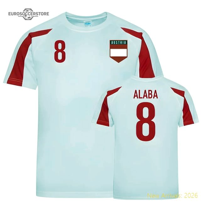 Austria Sports Training Jersey (Alaba 8)-Football Shirts Shop