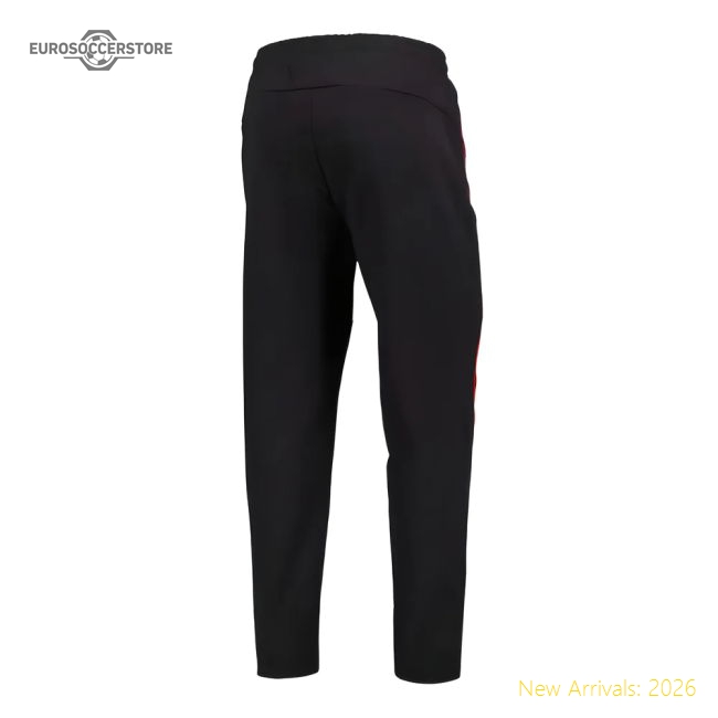 2024-2025 AC Milan Casuals Pants (Black)-Football Shirts Shop