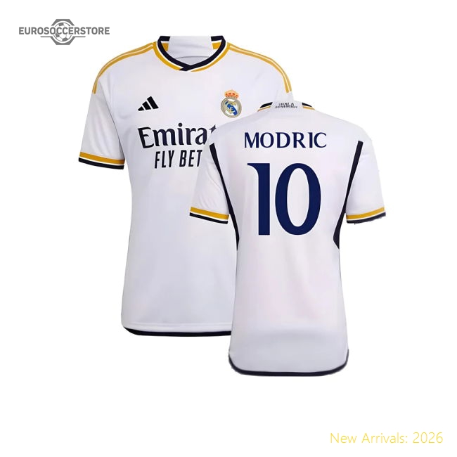 2023-2024 Real Madrid Home Shirt (Modric 10)-Football Shirts Shop