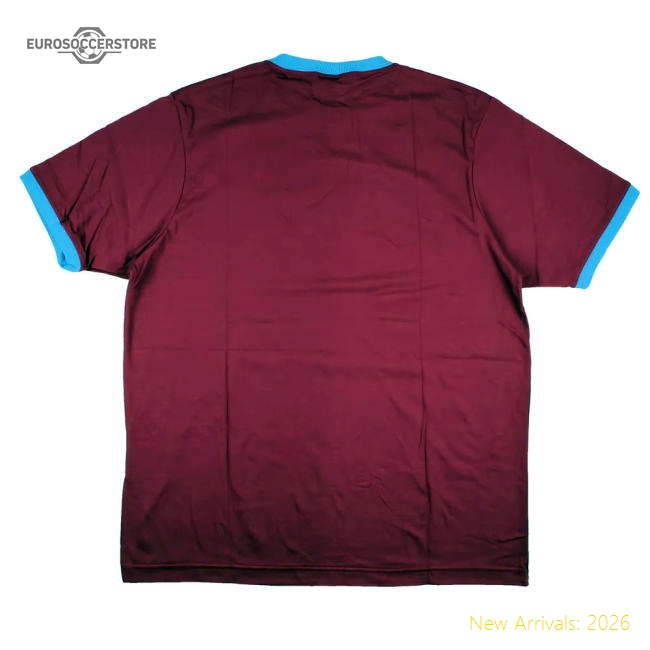 Thames Ironworks 12th Man T-Shirt (Maroon)-Football Shirts Shop