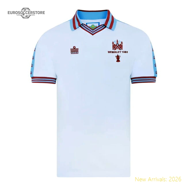 West Ham United 1980 FA Cup Final Admiral Shirt (BROOKING 8)-Football Shirts Shop