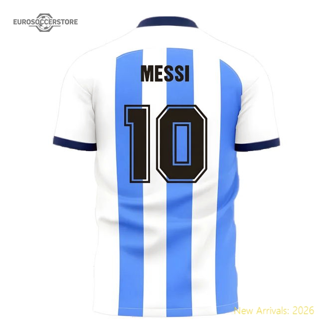 Messi x Maradona Argentina World Cup Tribute Shirt (MESSI 10)-Football Shirts Shop