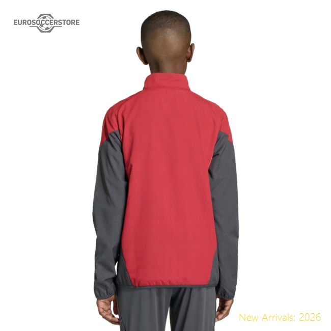 2025-2026 Liverpool Presentation Jacket (Strawberry Red) - Kids-Football Shirts Shop