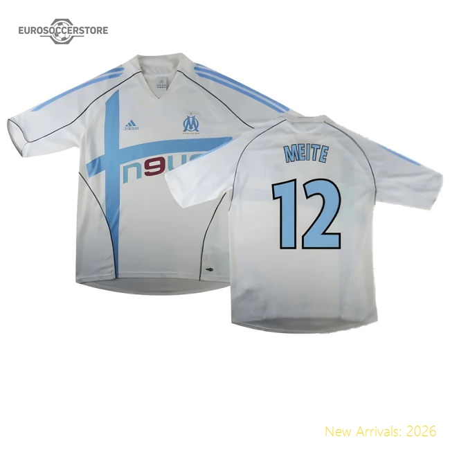 Marseille 2004-05 Home Shirt ((Excellent) L) (Meite 12)-Football Shirts Shop