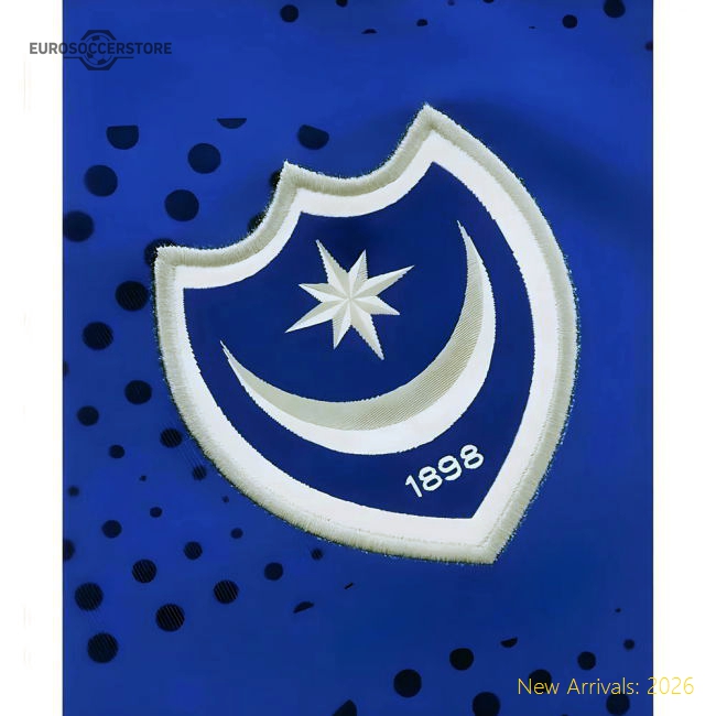 2025-2026 Portsmouth Home Shirt-Football Shirts Shop