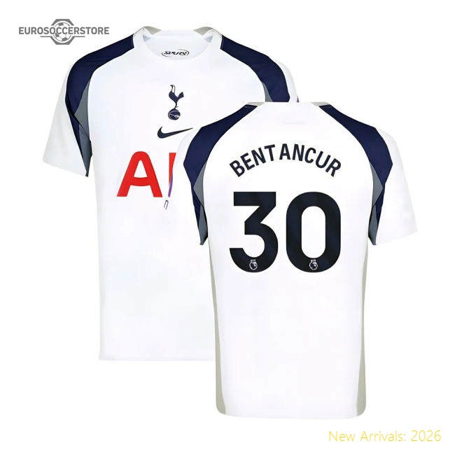 2025-2026 Tottenham Hotspur Home Shirt (Bentancur 30)-Football Shirts Shop