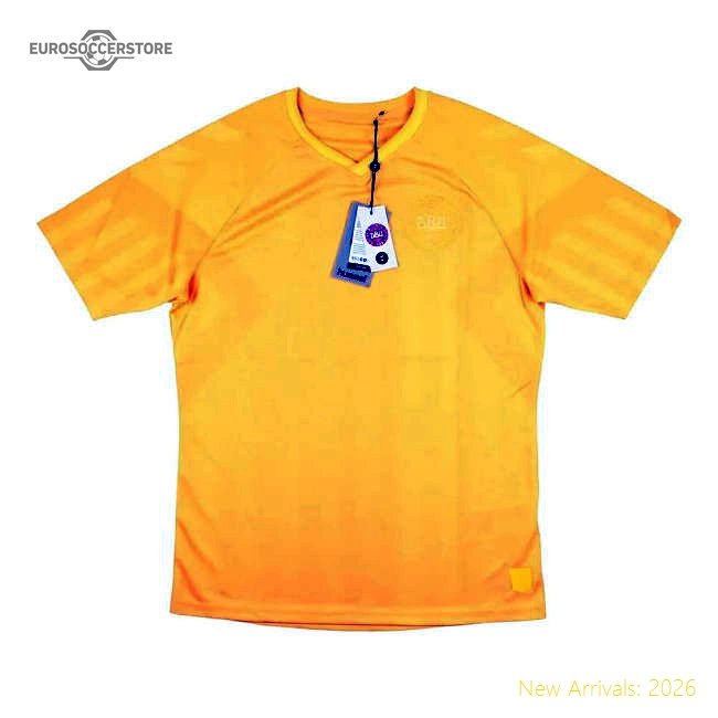 2022-2023 Denmark Away Goalkeeper Jersey (Yellow)-Football Shirts Shop