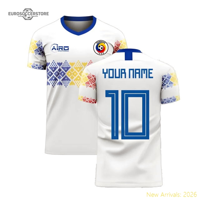 Romania 2025-2026 Away Concept Football Kit (Libero) (Your Name)-Football Shirts Shop