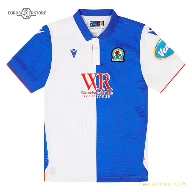 2024-2025 Blackburn Rovers Home Shirt - Kids-Football Shirts Shop