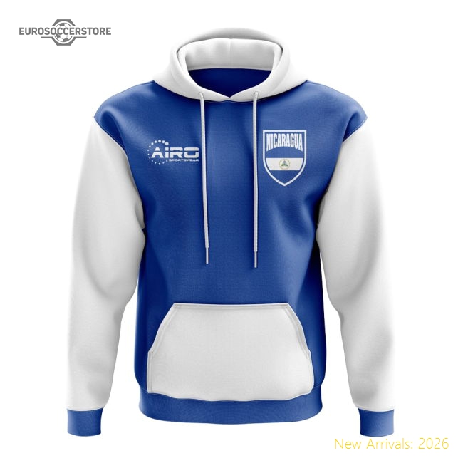 Nicaragua Concept Country Football Hoody (Blue)-Football Shirts Shop