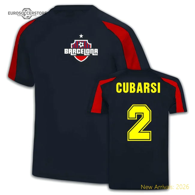 Pau Cubarsi Barcelona Sports Training Jersey-Football Shirts Shop