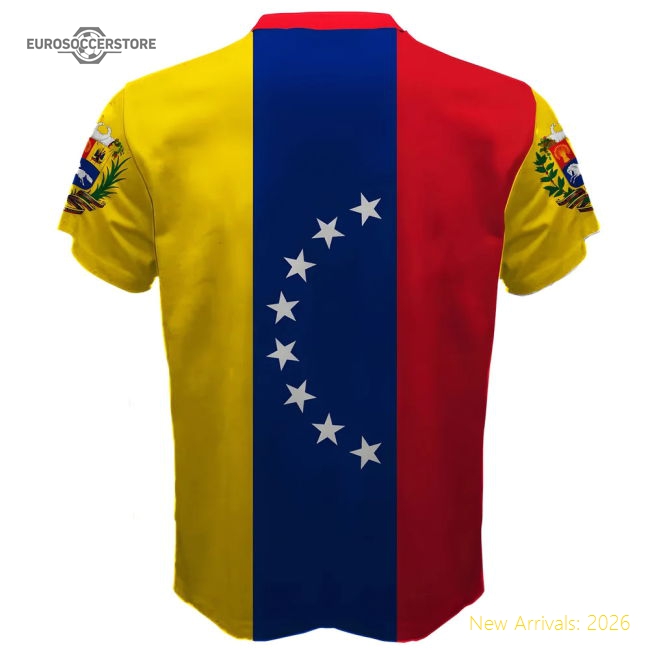 Venezuela Coat of Arms Sublimated Sports Jersey-Football Shirts Shop