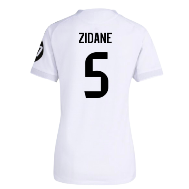 2025-2026 Real Madrid Authentic Home Shirt (Womens) (Zidane 5)-Football Shirts Shop