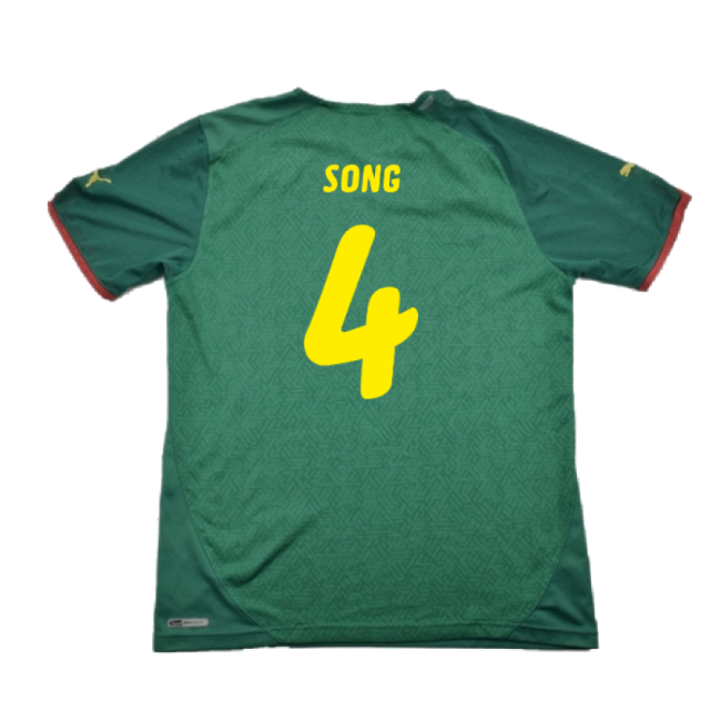 Cameroon 2010-11 Home Shirt ((Excellent) L) (SONG 4)-Football Shirts Shop