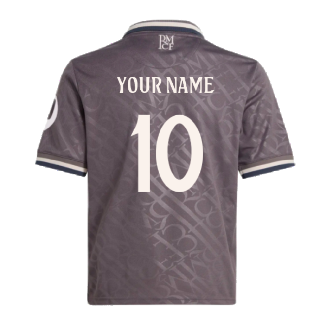 2024-2025 Real Madrid Third Youth Kit (Your Name)-Football Shirts Shop