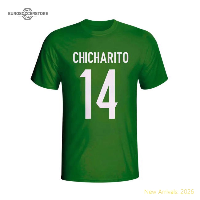 Chicharito Mexico Hero T-shirt (green) - Kids-Football Shirts Shop