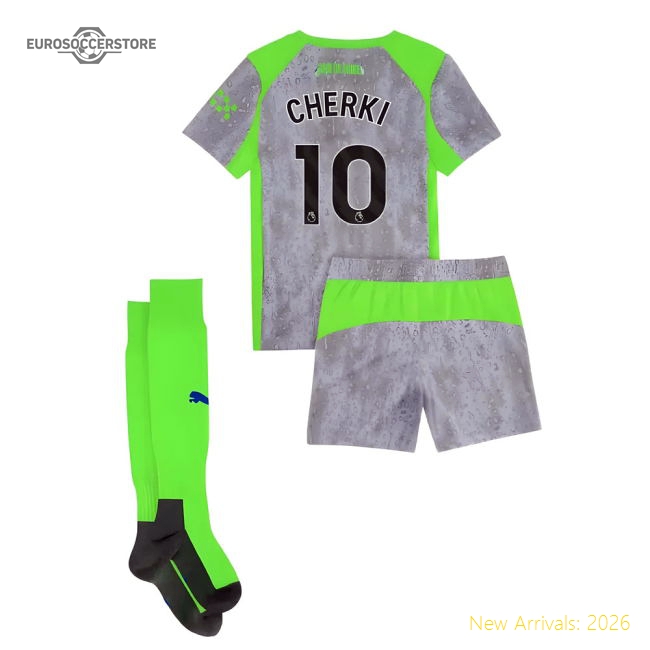 2025-2026 Man City Third Mini Kit (Cherki 10)-Football Shirts Shop
