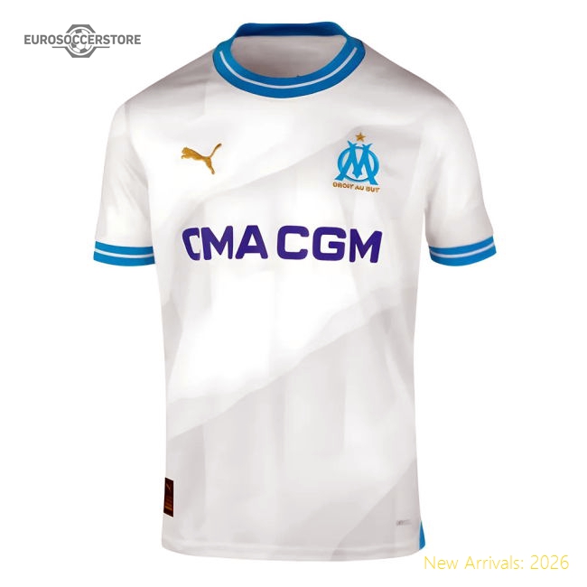 2023-2024 Marseille Home Shirt-Football Shirts Shop