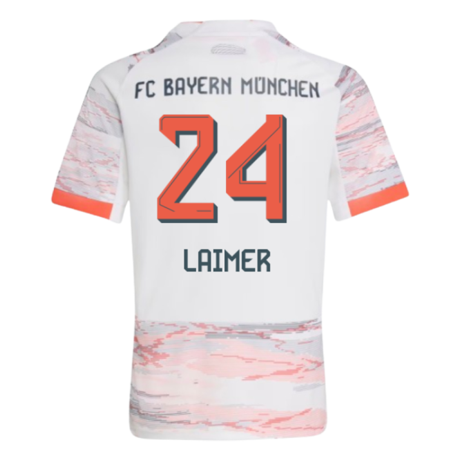 2025-2026 Bayern Munich Away Shirt (Kids) (Laimer 24)-Football Shirts Shop