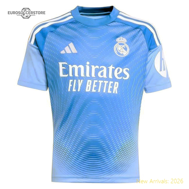 2025-2026 Real Madrid Home Youth Goalkeeper Kit-Football Shirts Shop