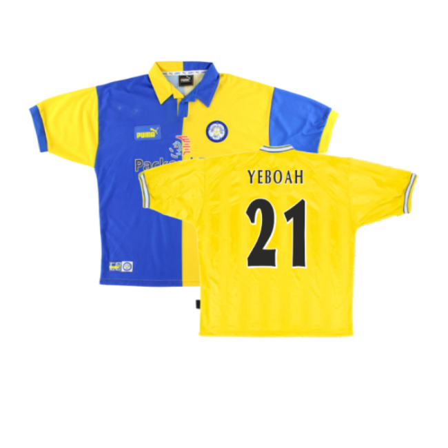 Leeds United 1997-99 Away Shirt (L) (Very Good) (Yeboah 21)-Football Shirts Shop