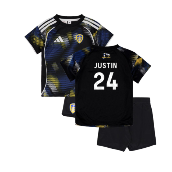 2025-2026 Leeds United Third Baby Kit (Justin 24)-Football Shirts Shop