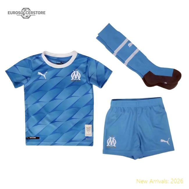 2019-2020 Marseille Away Mini Kit-Football Shirts Shop
