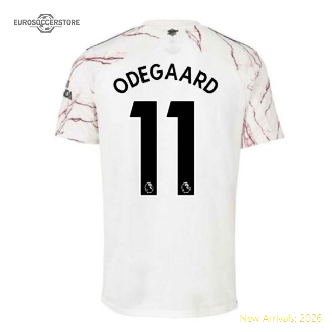 2020-2021 Arsenal Adidas Away Football Shirt (ODEGAARD 11)-Football Shirts Shop