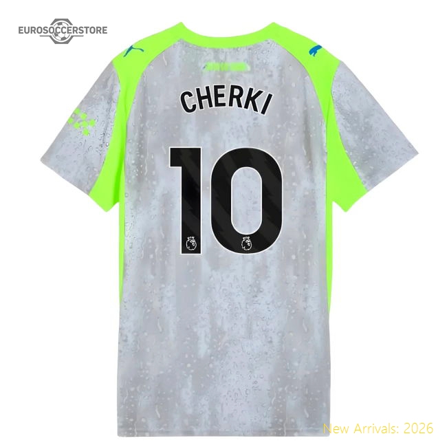 2025-2026 Man City Third Shirt (Womens) (Cherki 10)-Football Shirts Shop