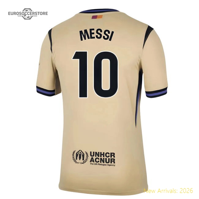 2025-2026 Barcelona Away Shirt (Messi 10)-Football Shirts Shop
