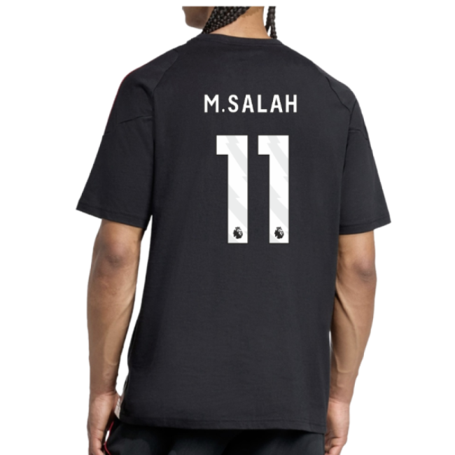 2025-2026 Liverpool Training Tee (Black) (M.Salah 11)-Football Shirts Shop