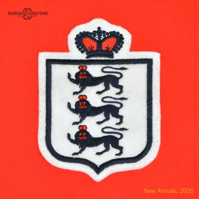 England Red Retro Football Shirt-Football Shirts Shop