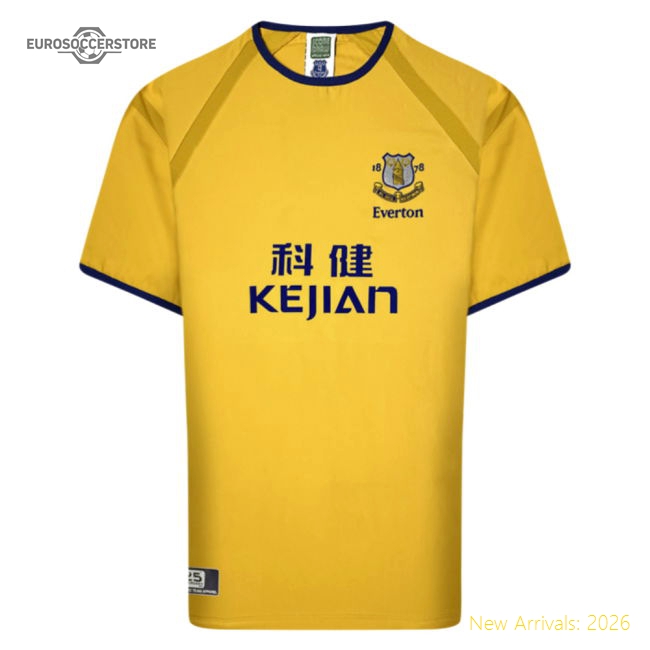 Everton 2003 Anniversary Retro Away Shirt (Gerrard 35)-Football Shirts Shop