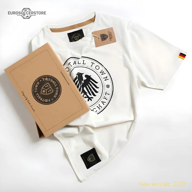 Germany Die Adler T-Shirt White-Football Shirts Shop