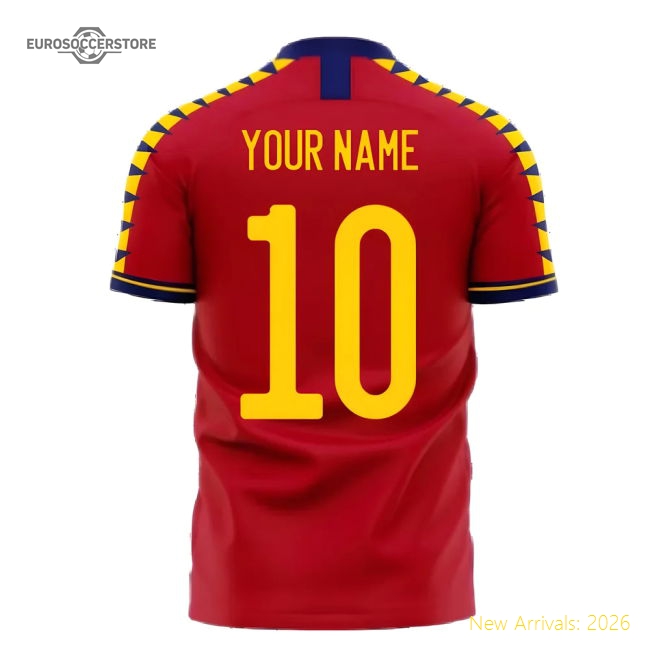 Spain 2025-2026 Home Concept Football Kit (Libero) (Your Name)-Football Shirts Shop