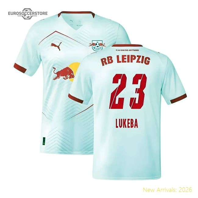 2025-2026 Red Bull Leipzig Home Shirt (Lukeba 23)-Football Shirts Shop