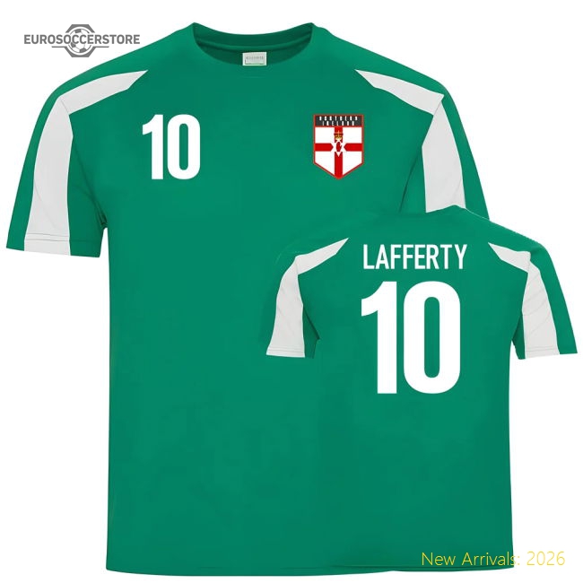 Northern Ireland Sports Training Jersey (Lafferty 10)-Football Shirts Shop