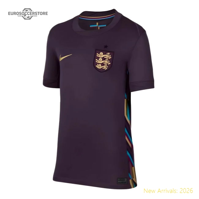 2024-2025 England Away Shirt (Kids)-Football Shirts Shop