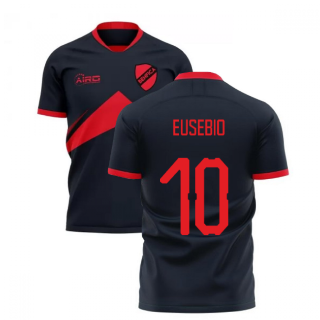 2025-2026 Benfica Away Concept Football Shirt (Eusebio 10)-Football Shirts Shop