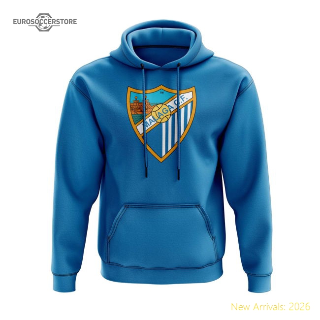 Malaga Hoody (Blue)-Football Shirts Shop