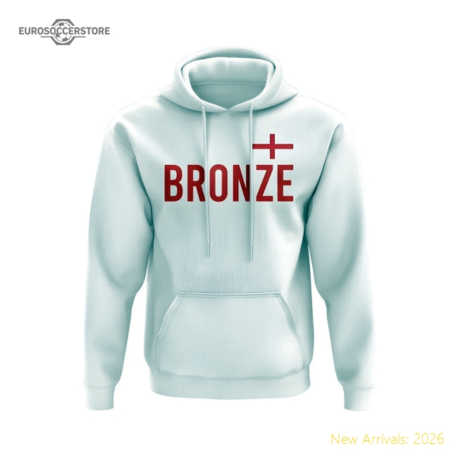 Lucy Bronze England Name Hoody (White)-Football Shirts Shop